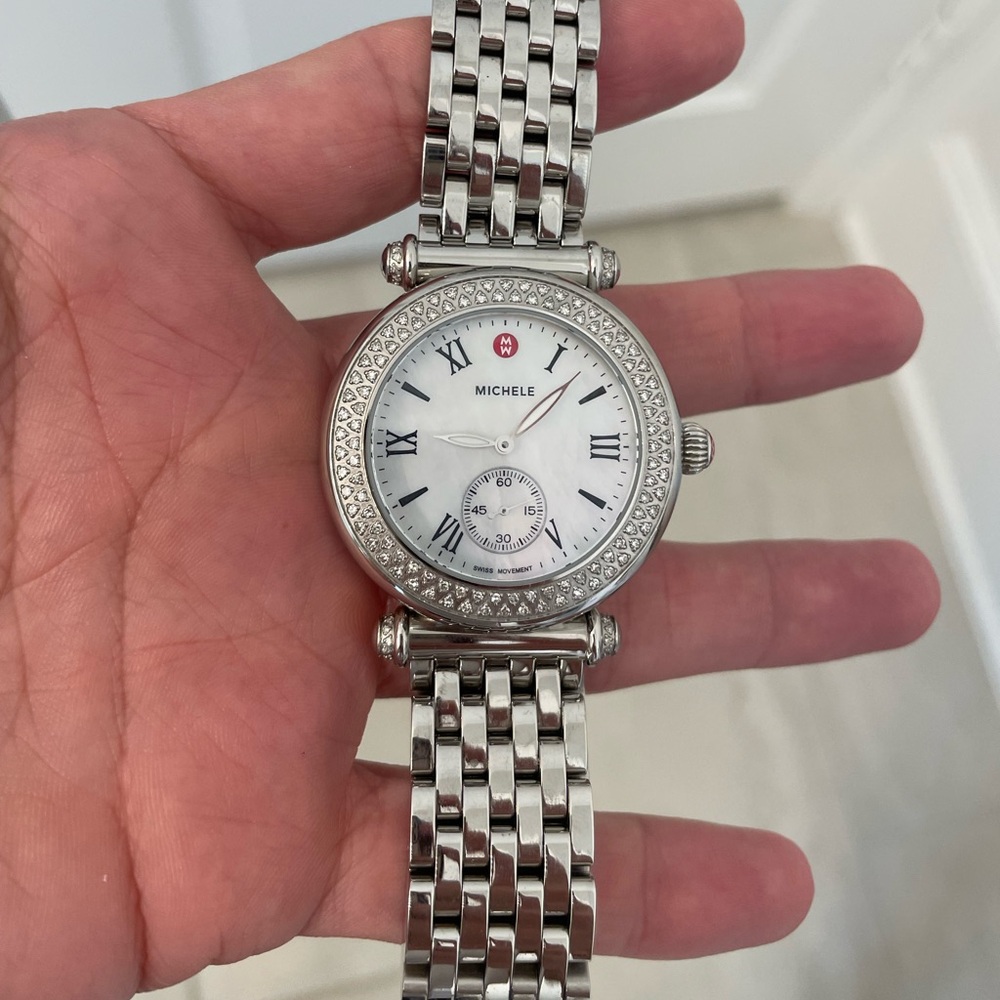 Michele - Women's Caber Diamond
Bracelet Watch, 37mm - 0.33 ctw